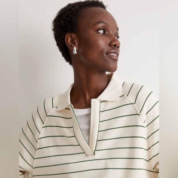 Madewell Betterterry Polo Sweatshirt - Picture 5 of 13